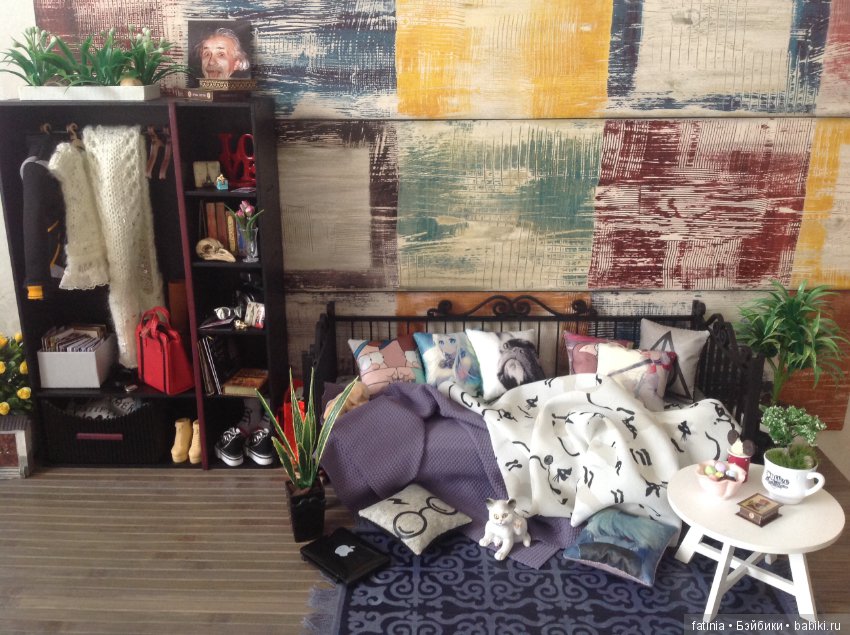 Румбокс 1:6. Большая комната для очаровательной парочки