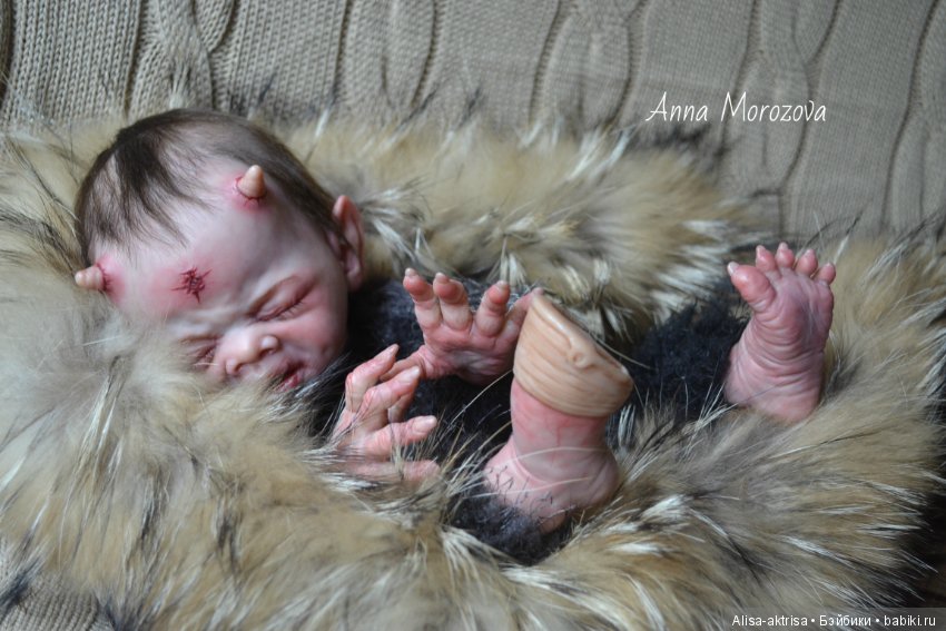 У нас режутся рожки... Кукла реборн Анны Морозовой (фото 4)