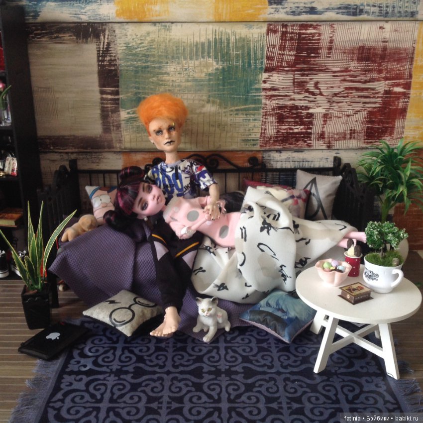 Румбокс 1:6. Большая комната для очаровательной парочки