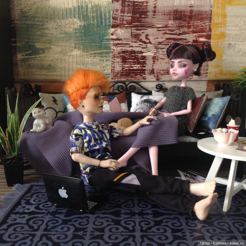 Румбокс 1:6. Большая комната для очаровательной парочки (фото 7)