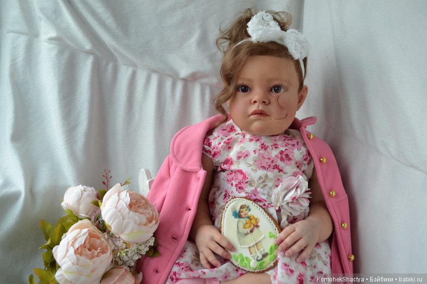 Смотрит на мир своими глазами... Моя куколка реборн Изабель. Автор Оксана Калиниченко (фото 2)