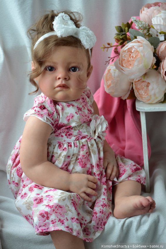 Смотрит на мир своими глазами... Моя куколка реборн Изабель. Автор Оксана Калиниченко (фото 9)