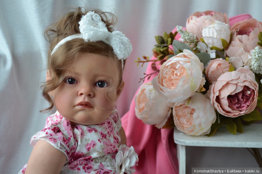 Смотрит на мир своими глазами... Моя куколка реборн Изабель. Автор Оксана Калиниченко (фото 7)