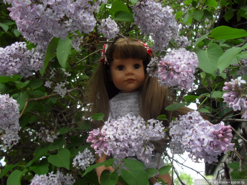 Первая прогулка с куклой Готц