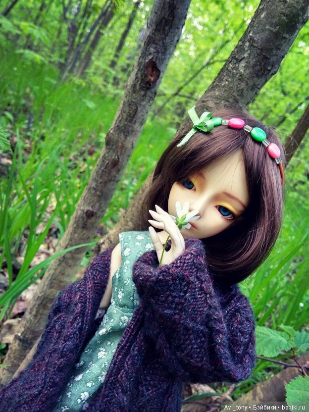 Ясколка полевая. Прогулка с BJD куклой 5stardoll (фото 3)