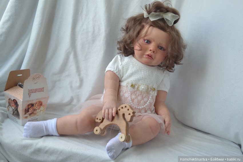 Маленькая сластена,моя кукла реборн Машенька. Автор Оксана Калиниченко