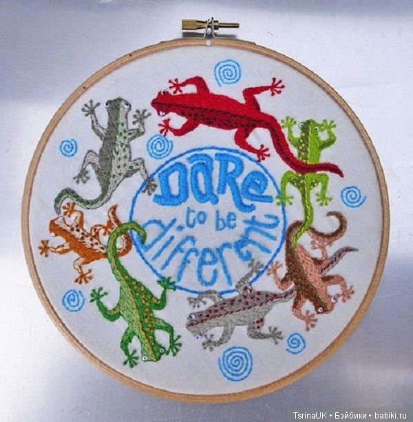 Художественная вышивка Corinne Sleight