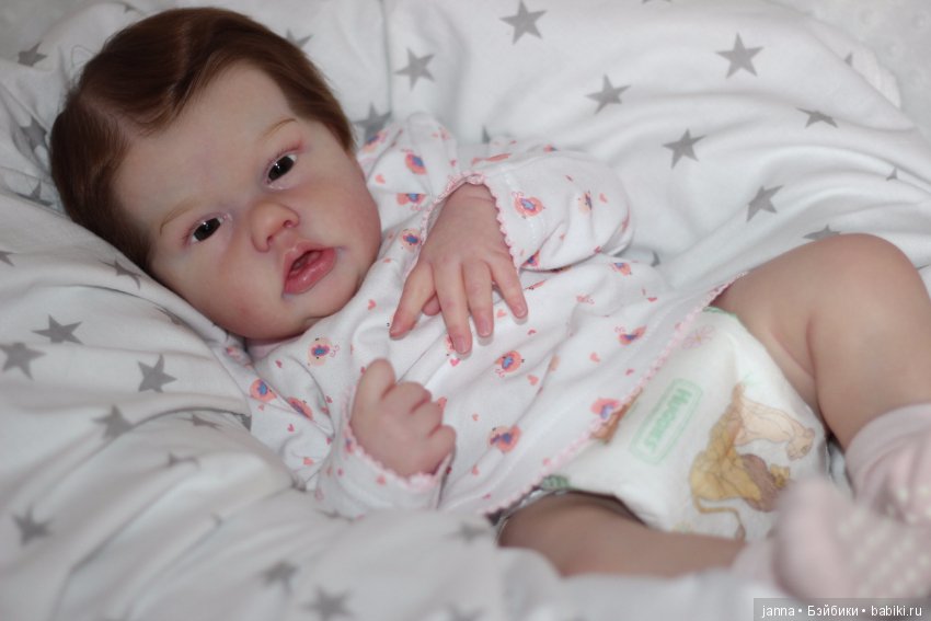 Моя кареглазая Пени, кукла реборн Беспаловои Жанны