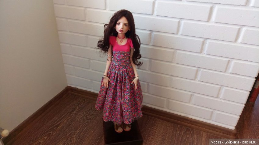 Авторская шарнирная кукла бжд Лола (фото 6)