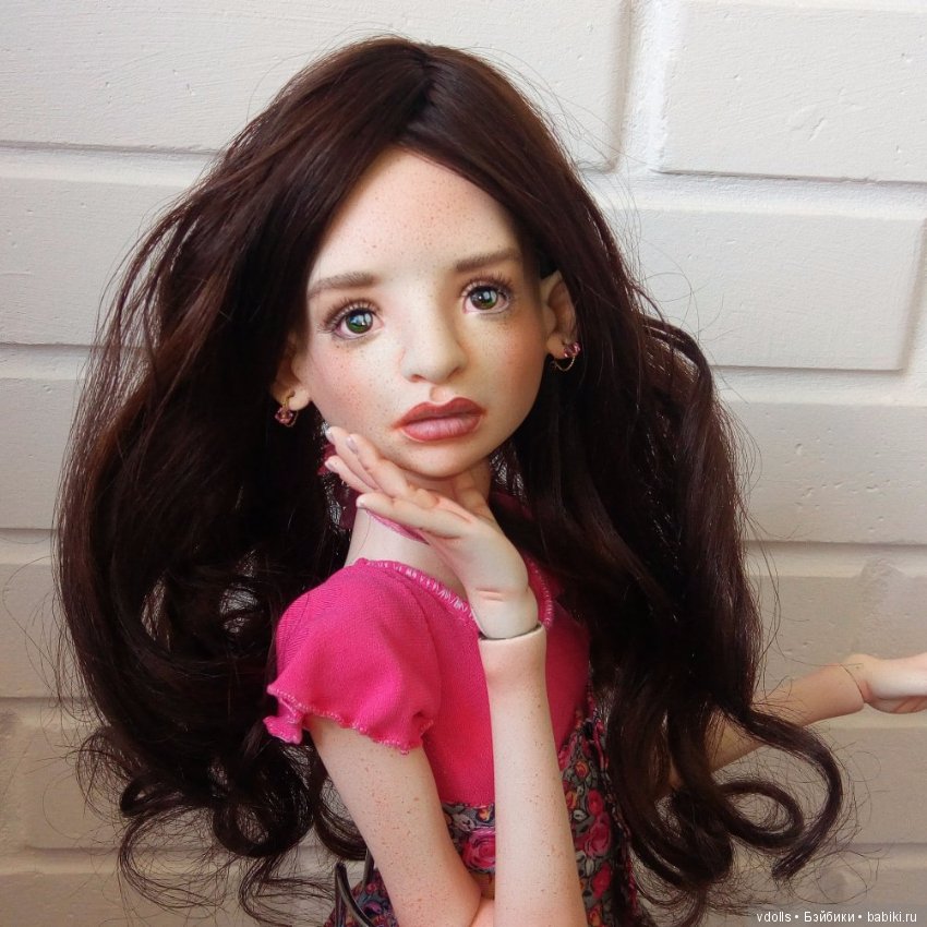 Авторская шарнирная кукла бжд Лола (фото 4)