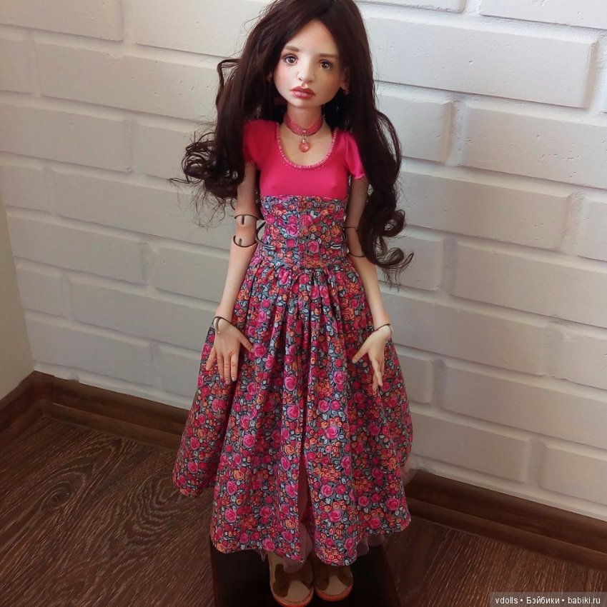 Авторская шарнирная кукла бжд Лола (фото 5)