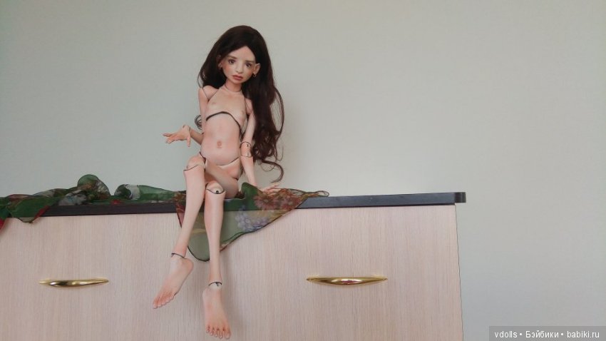 Авторская шарнирная кукла бжд Лола