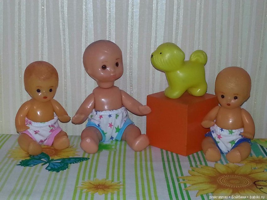 Ясельная группа. Куклы и пупсы СССР (фото 7)