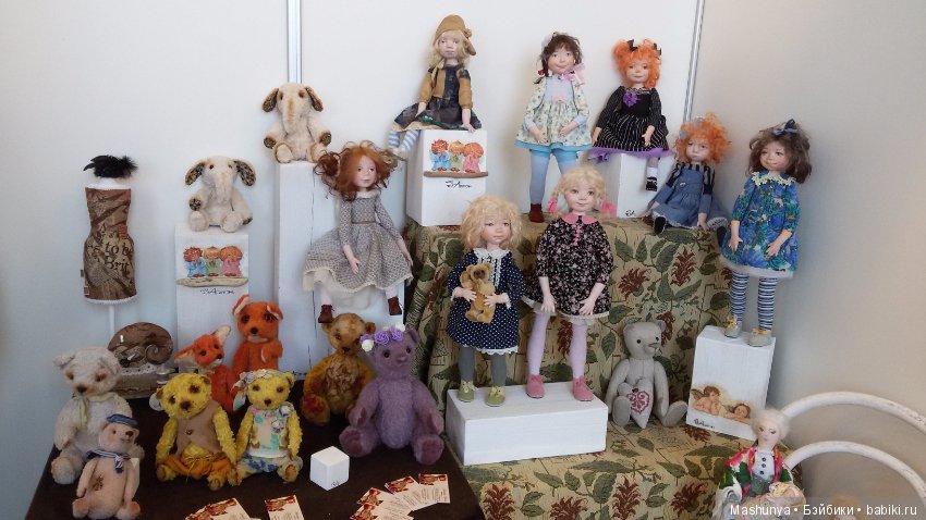 Репортаж с Выставки кукол и мишек Тедди «ВРЕМЯ КУКОЛ №19». Часть 5 (фото 10)