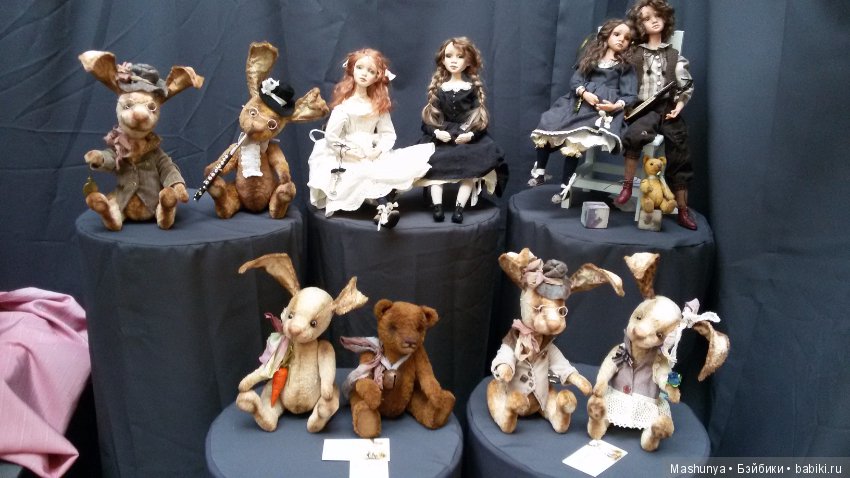 Репортаж с Выставки кукол и мишек Тедди «ВРЕМЯ КУКОЛ №19». Часть 5