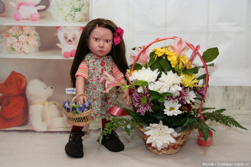 Бина. Игровая кукла от Zwergnase 34 см