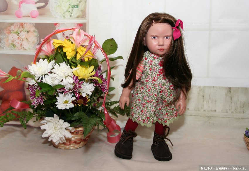 Бина. Игровая кукла от Zwergnase 34 см (фото 2)