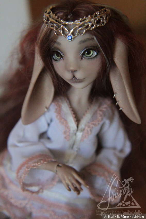 Зайка волшебница — Авторские шарнирные куклы своими руками: лепка