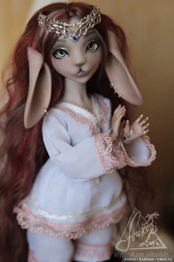 Зайка волшебница — Авторские шарнирные куклы своими руками: лепка (фото 9)