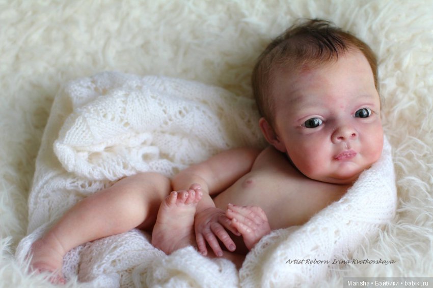 Малыш реборн Bean, скульптор Denise Pratt (фото 7)