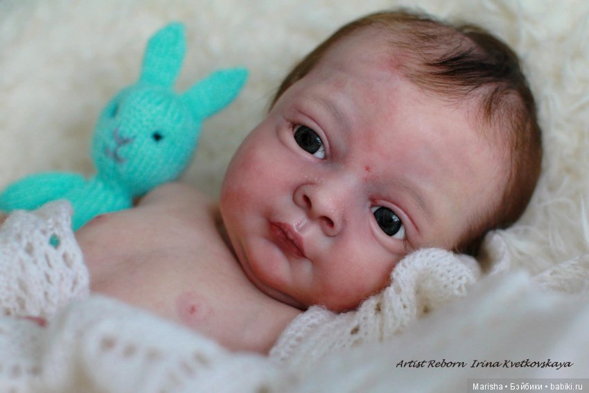 Малыш реборн Bean, скульптор Denise Pratt (фото 5)