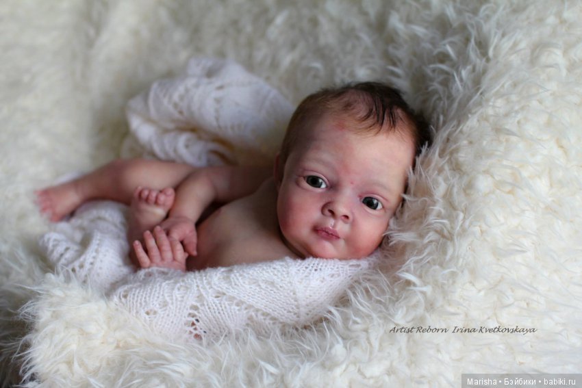Малыш реборн Bean, скульптор Denise Pratt (фото 8)