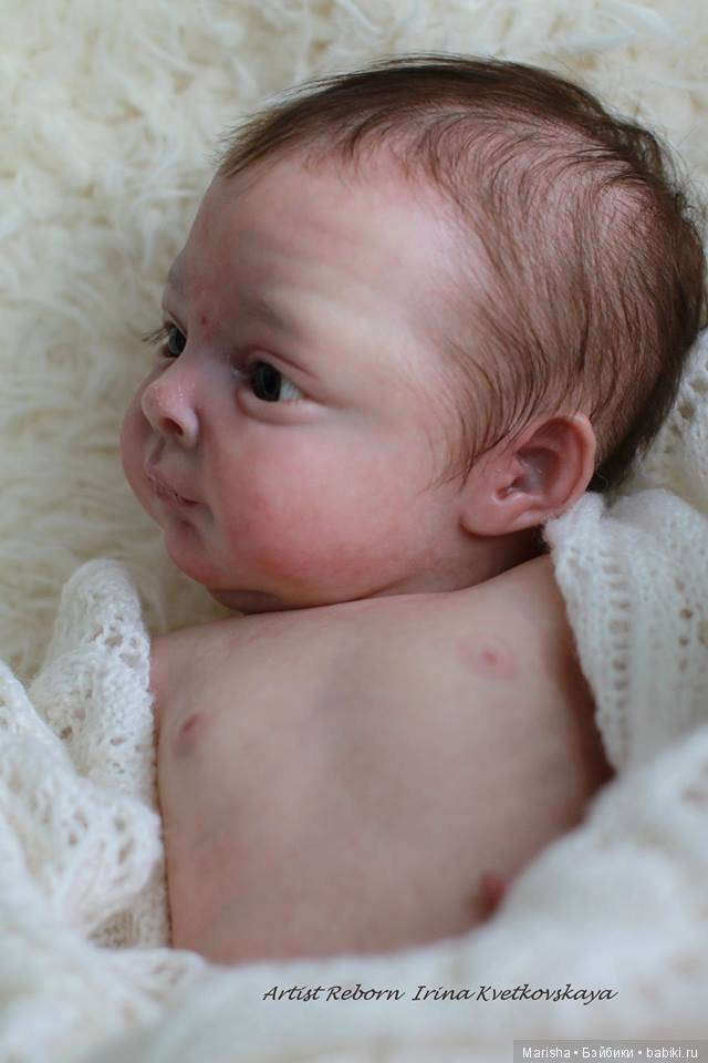 Малыш реборн Bean, скульптор Denise Pratt (фото 4)