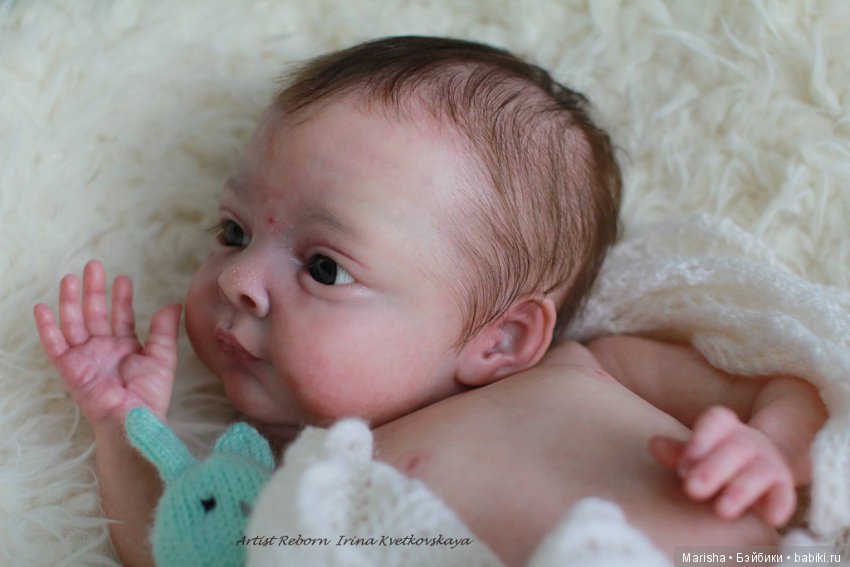 Малыш реборн Bean, скульптор Denise Pratt (фото 2)