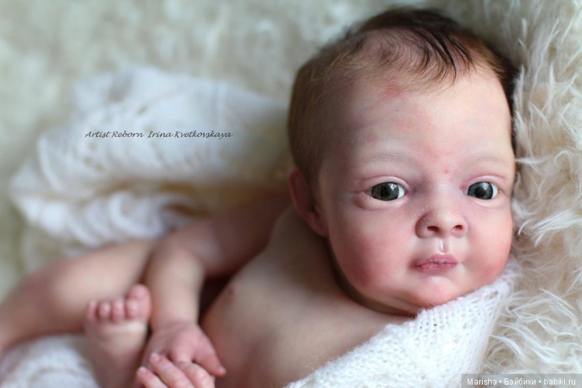 Малыш реборн Bean, скульптор Denise Pratt (фото 10)