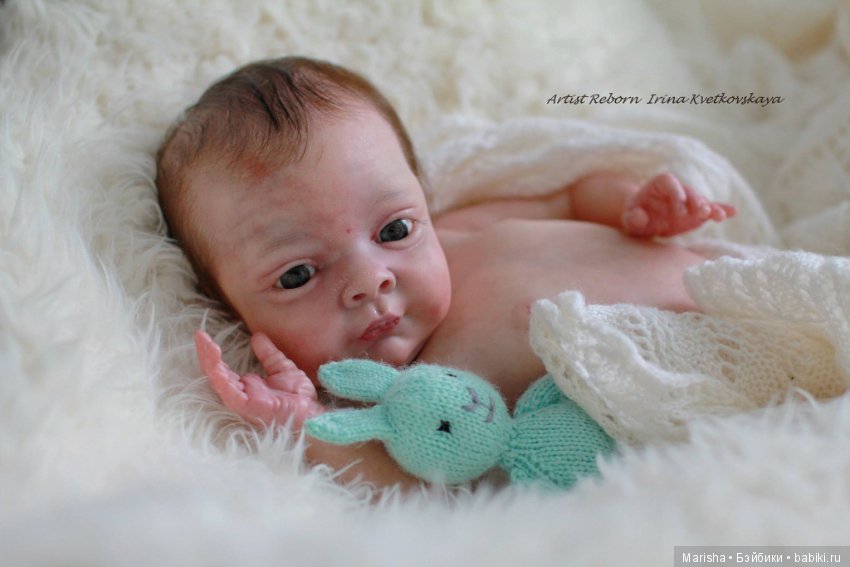Малыш реборн Bean, скульптор Denise Pratt (фото 6)