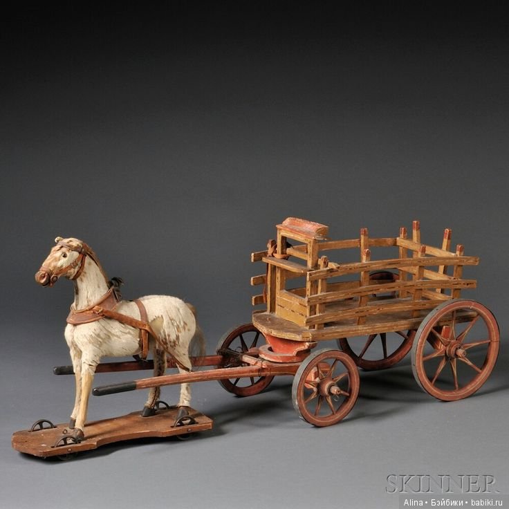 Старые добрые лошадки — Антикварные игрушки и домики: елочные украшения (фото 2)