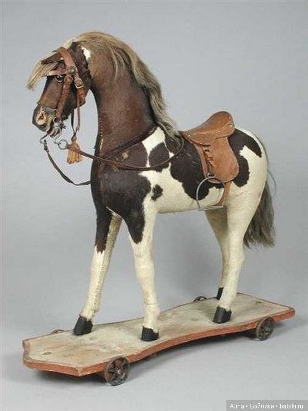 Старые добрые лошадки — Антикварные игрушки и домики: елочные украшения (фото 9)