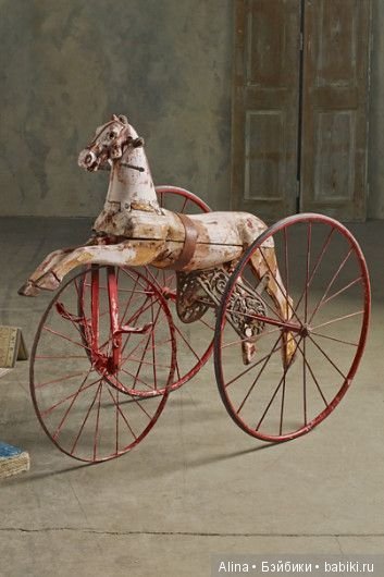 Старые добрые лошадки — Антикварные игрушки и домики: елочные украшения