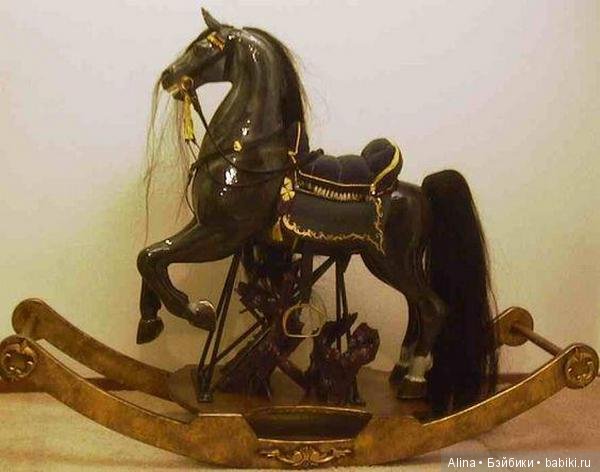 Старые добрые лошадки — Антикварные игрушки и домики: елочные украшения