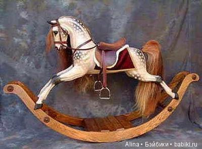 Старые добрые лошадки — Антикварные игрушки и домики: елочные украшения