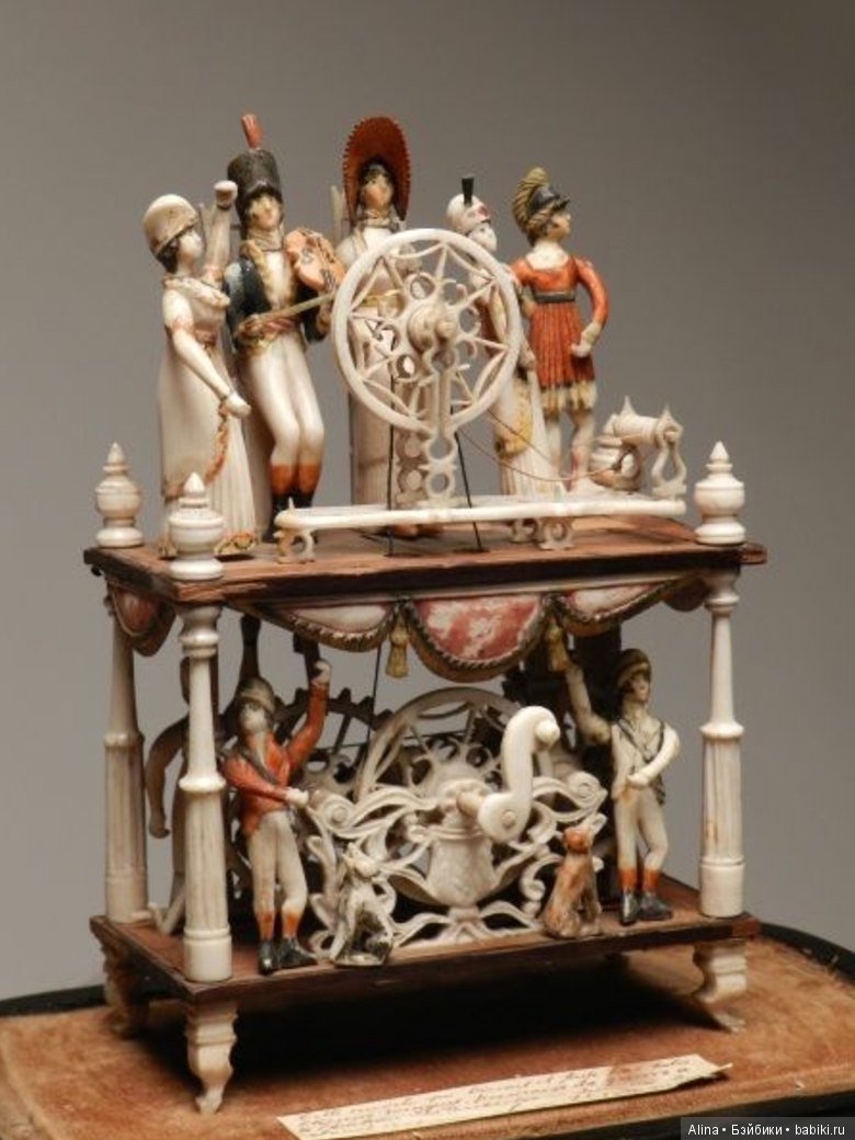 Антикварные костяные игрушки, Spinning jennies