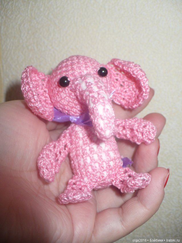 Родился слоник — Вязаные игрушки и амигуруми: крючком (фото 2)