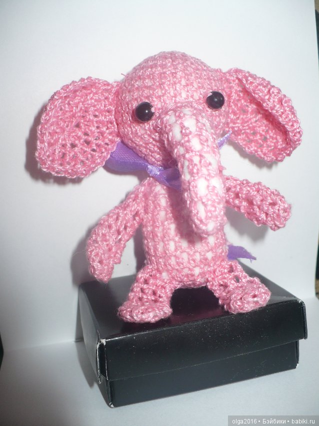 Родился слоник — Вязаные игрушки и амигуруми: крючком (фото 3)