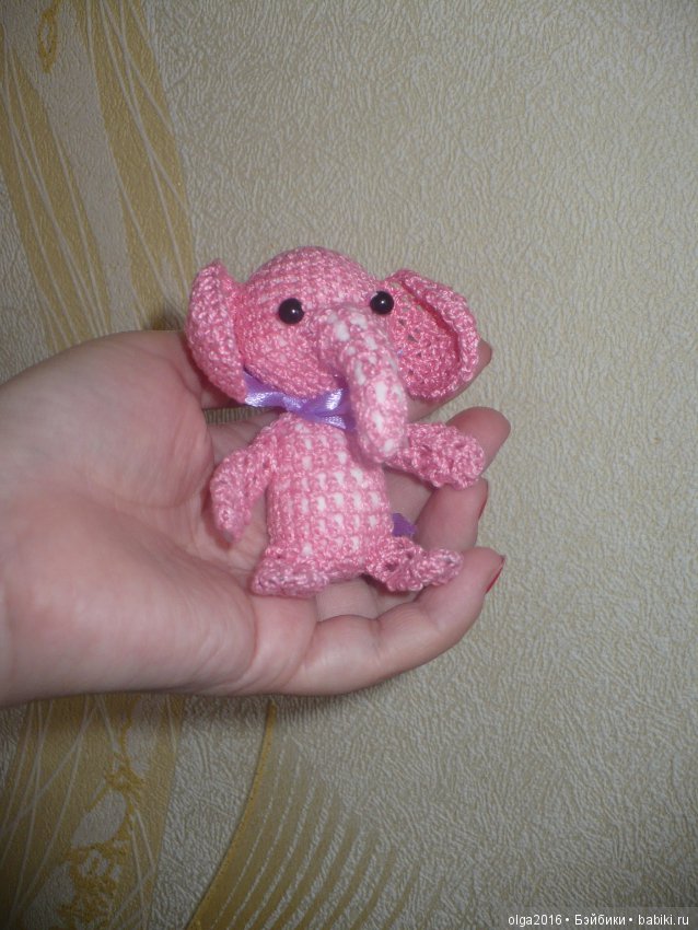 Родился слоник — Вязаные игрушки и амигуруми: крючком