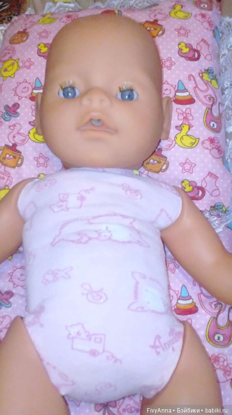 Мягко набивное тело для Беби Бона. Замена твердого тела куклы на тканевое (фото 4)