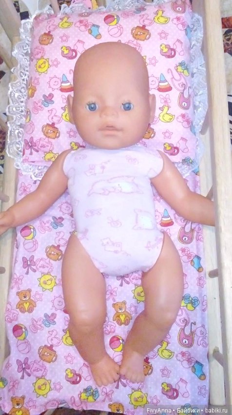 Мягко набивное тело для Беби Бона. Замена твердого тела куклы на тканевое (фото 3)