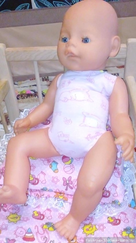 Мягко набивное тело для Беби Бона. Замена твердого тела куклы на тканевое (фото 6)