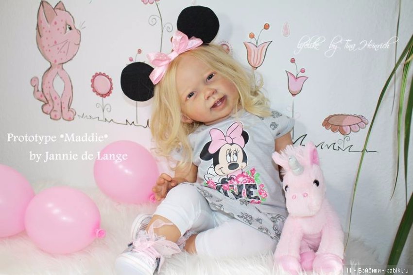 Молд куклы реборн Maddie скульптора Jannie de Lange