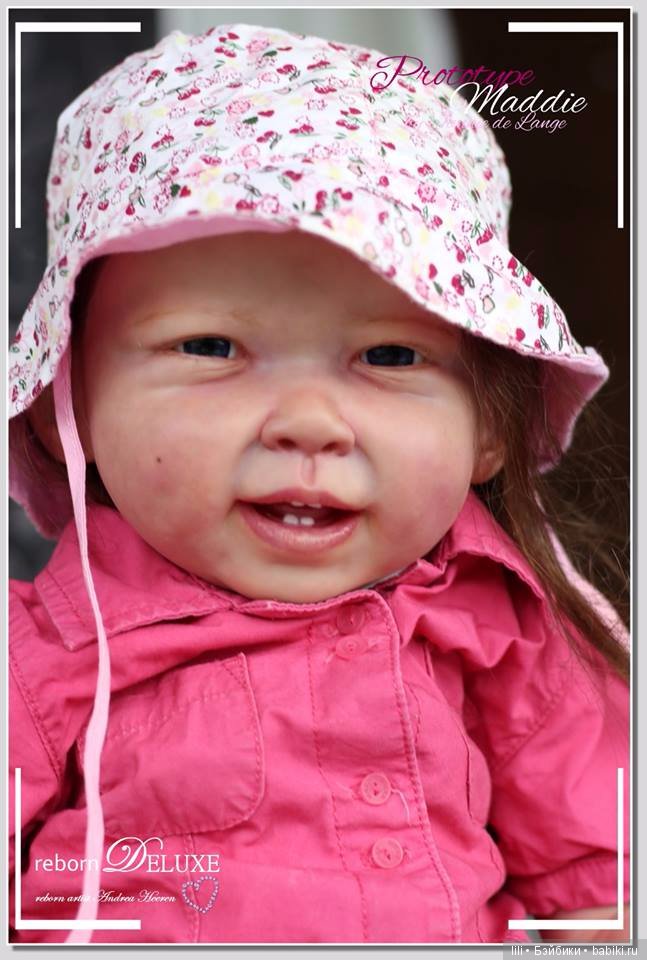 Молд куклы реборн Maddie скульптора Jannie de Lange (фото 8)