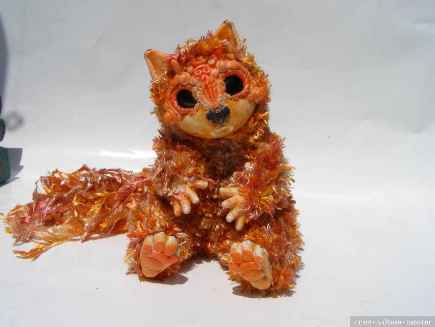 Лиса, ну или белка из серии Лес на ладошке