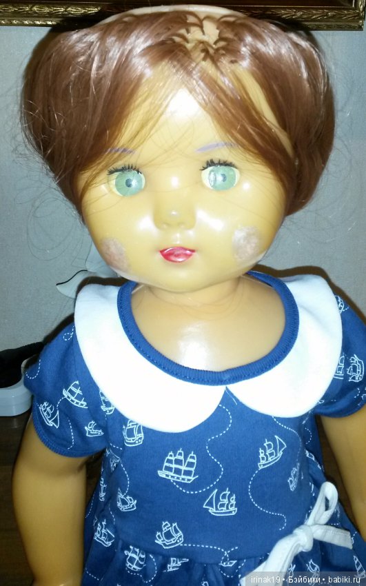 Подскажите, пожалуйста, как отремонтировать глаз куклы Марина фабрики 8 марта (фото 2)