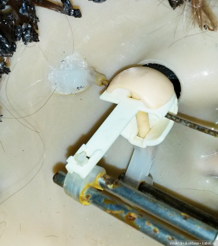 Подскажите, пожалуйста, как отремонтировать глаз куклы Марина фабрики 8 марта (фото 4)