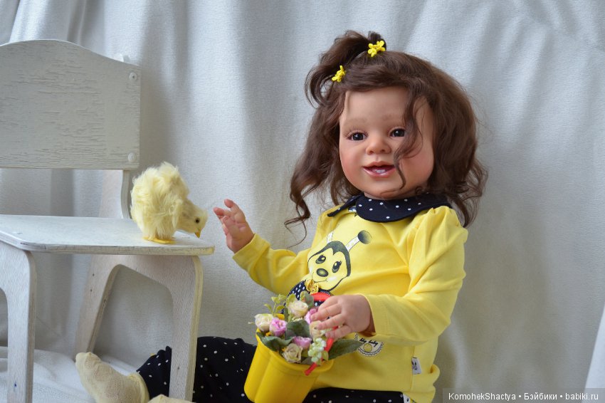 Веселая хохотушка! Куколка реборн Илона