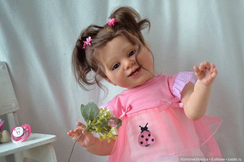 Веселая хохотушка! Куколка реборн Илона
