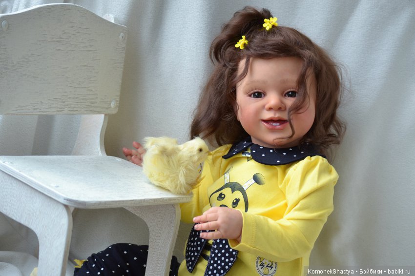 Веселая хохотушка! Куколка реборн Илона